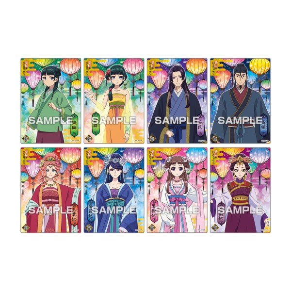 The Apothecary Diaries Clear Card Collection Gum 2 First production limited BOX purchase bonus included (pack of 16) 藥師少女的獨語 藥屋少女的呢喃 貓貓 壬氏 收藏卡