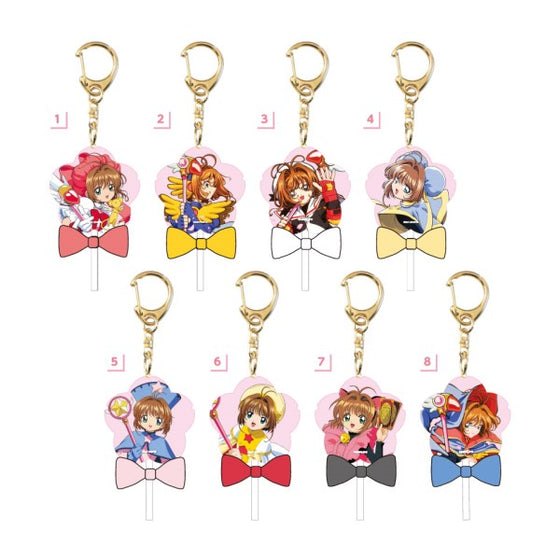 Cardcaptor Sakura Candy shaped Acrylic Keychains (set of 8) 百變小櫻 鎖匙扣 吊飾 掛飾