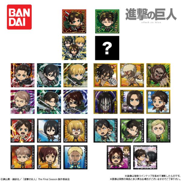 ATTACK ON TITAN DEFORMER SEAL WAFERS VOL.1 進撃的巨人 威化 (box of 20 packs)