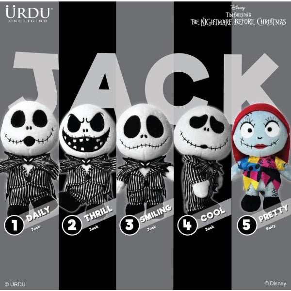 Urdu - Disney Action Softoy Part 3 Jack (set of 5) 怪誕城之夜 南瓜王 傑克 史克林頓 莎莉