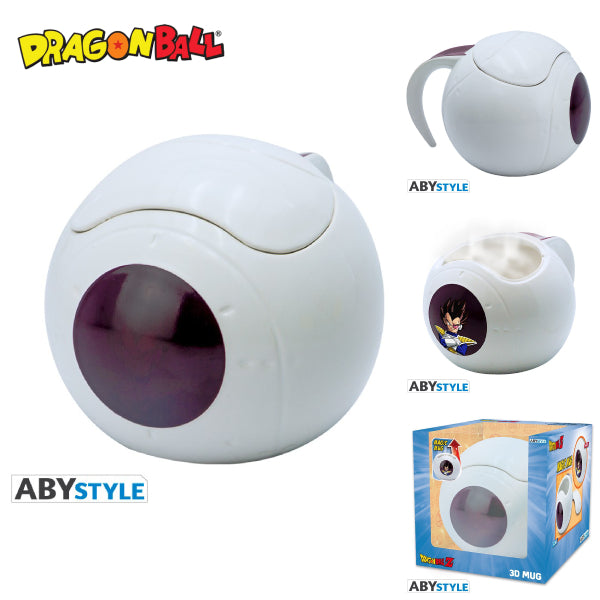 DRAGON BALL - Mug 3D - Heat Change - Vegeta Spaceship 比達 飛船 太空船