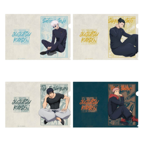 Jujutsu Kaisen clear file ((1) Satoru / (2) Suguru / (3) Toji / (4) Yuji) 咒術迴戰 文件夾 五條悟 夏油傑 伏黑甚爾 虎杖悠仁