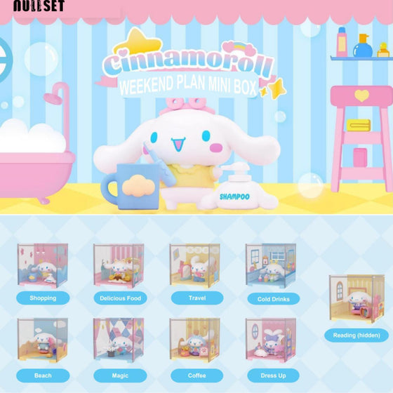 Cinnamoroll Weekend Plan Mini Blind Box (set of 8) 肉桂狗 玉桂狗