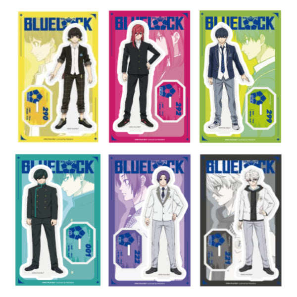 [SUNRISEPOP] BlueLock Acrylic Standee 02 (Bachira / Chigiri / Isagi / Itoshi / Mikage / Nagi) 藍色監獄 亞加力 立牌 (蜂樂迴 / 千切豹馬 / 潔世一 / 糸師凜 / 御影玲王 / 凪誠士郎) Blue Lock