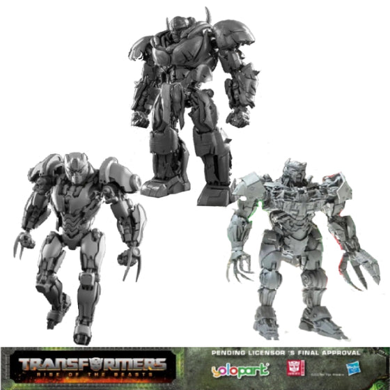 [Advanced Model Kits] Transformers: Rise of the Beast (Cheetor / Rhinox / Scourge) 變形金剛 狂獸崛起 (花豹捷達 / 犀牛威雷 / 瘟疫)