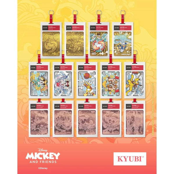 KYUBI Metal Card Collection - Mickey and Friends 米奇與朋友們 收藏卡