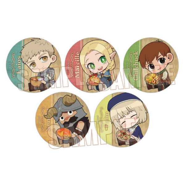 Delicious in Dungeon Trading Can Badge (set of 5) 迷宮飯 襟章