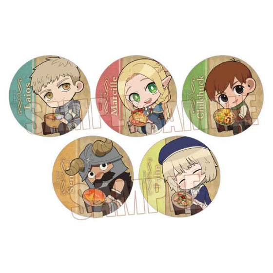 Delicious in Dungeon Trading Can Badge (set of 5) 迷宮飯 襟章