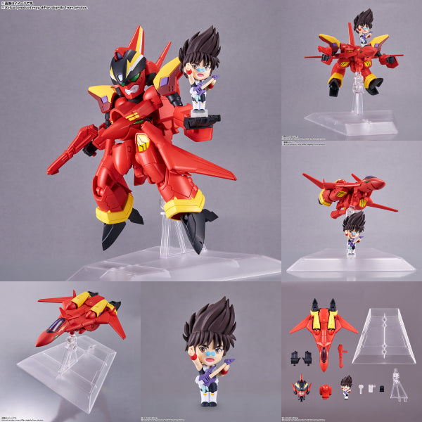 TINY SESSION VF-19 CUSTOM FIRE VALKYRIE with BASARA NEKKI 超時空要塞 火焰女武神 熱氣巴薩拉