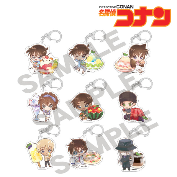 Detective Conan Trading Acrylic Key Ring Chara Peko Summer (Set of 9) 名偵探柯南 鎖匙扣 吊飾 掛飾
