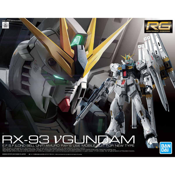 RG 1/144 νGUNDAM (2023 Dec Resale ver.) v gundam