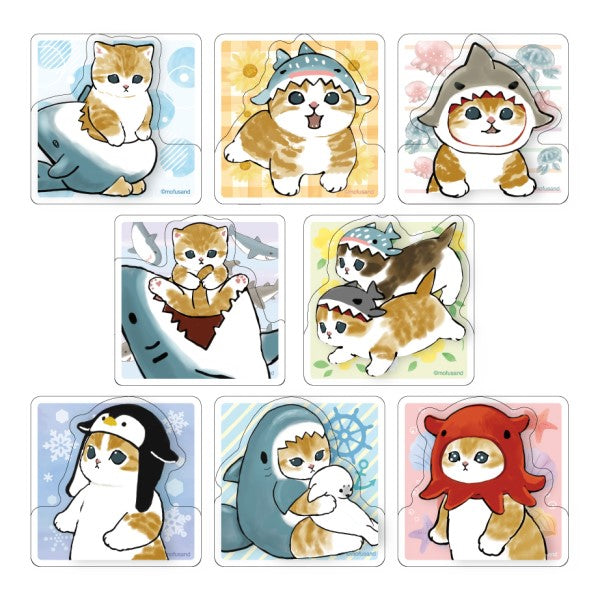 mofusand Acrylic Clip Collection (set of 8) (2024 June Resale ver.) 襟章