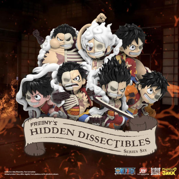 Freeny's Hidden Dissection One Piece (Luffy's Gears Edition) (box of 6) 海賊王 路飛 半解剖