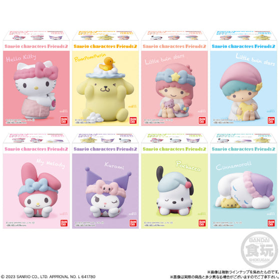 SANRIO CHARACTERS FRIENDS 2 W/O GUM (set of 8)