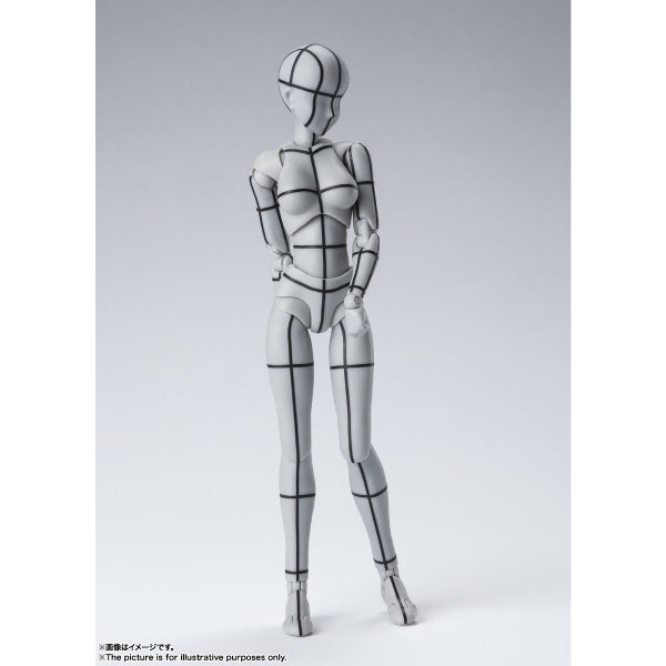 S.H.Figuarts Body-chan -Wire Frame- (Gray Color Ver.) (2023 June Resale ver.) SHF 素體