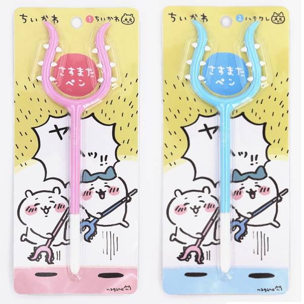 Chikawa Sasumata Pen (Chikawa / Hachiware) ちいかわ 小可愛 吉伊卡哇 Chiikawa Something Small and Cute 八字貓 筆 文具