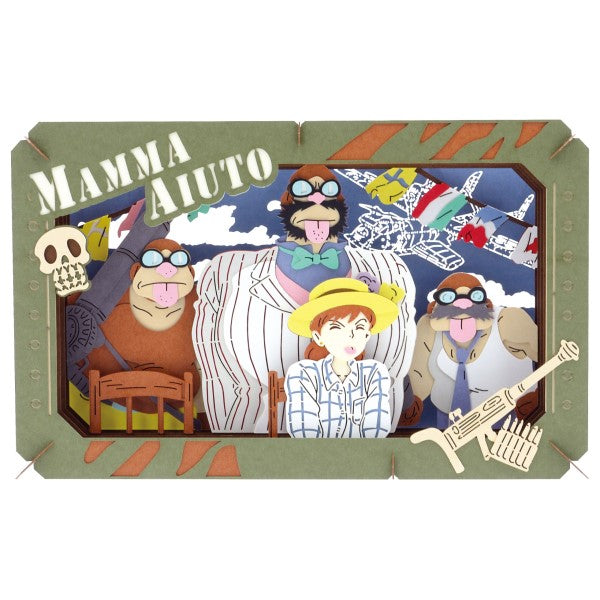 PT-L51 PAPER THEATER Porco Rosso - Akanbe! 吉卜力 飛天紅豬俠 紙劇場