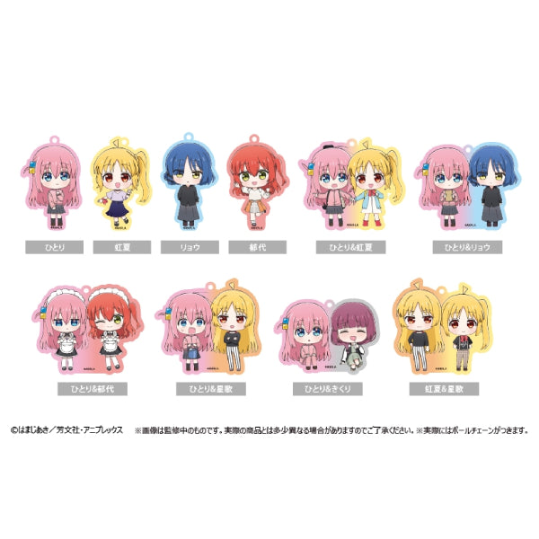 Bocchi the Rock! Waiwai acrylic keychain (set of 10) 孤獨搖滾 鎖匙扣 吊飾 掛飾