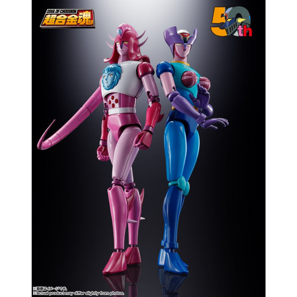 SOUL OF CHOGOKIN GX-108 RHINE X1 & GX-11R DIANAN A 超合金魂 鐵甲萬能俠 無敵鐵金剛 魔神Z 萊茵 戴安娜