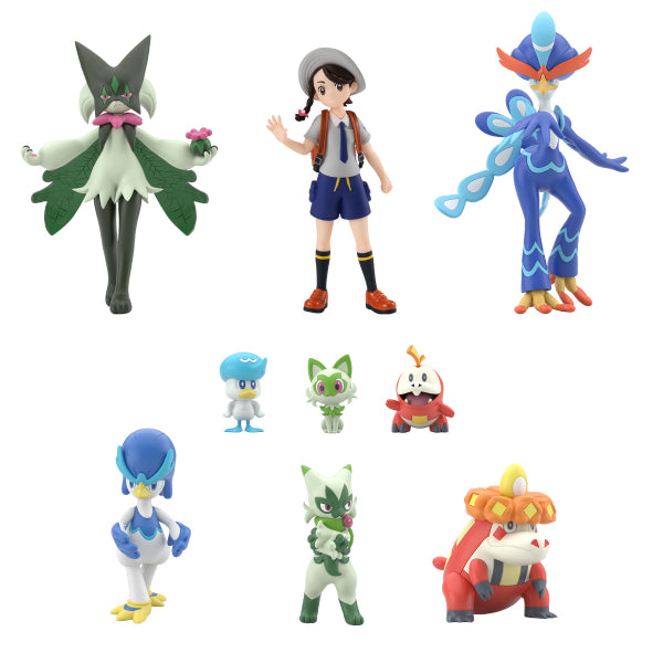 POKÉMON SCALE WORLD PALDEA REGION SET W/O GUM 寵物小精靈 寶可夢 帕底亞