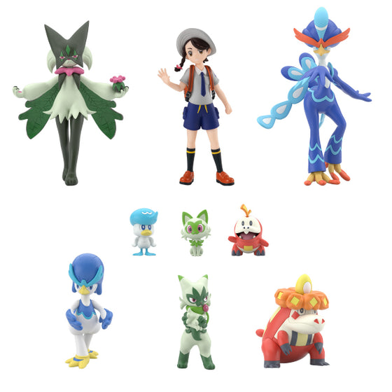 POKÉMON SCALE WORLD PALDEA REGION SET W/O GUM 寵物小精靈 寶可夢 帕底亞