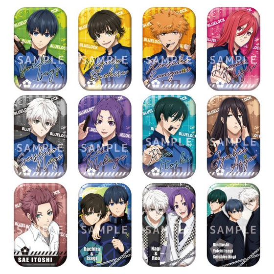 Blue Lock Marukaku Can Badge (set of 12) 藍色監獄 Blue Lock 襟章