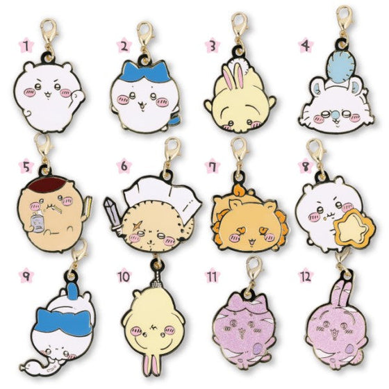 Chikawa Metal Charm Collection (set of 12) (2024 Jan Resale ver.) ちいかわ 小可愛 吉伊卡哇 鎖匙扣 吊飾 掛飾