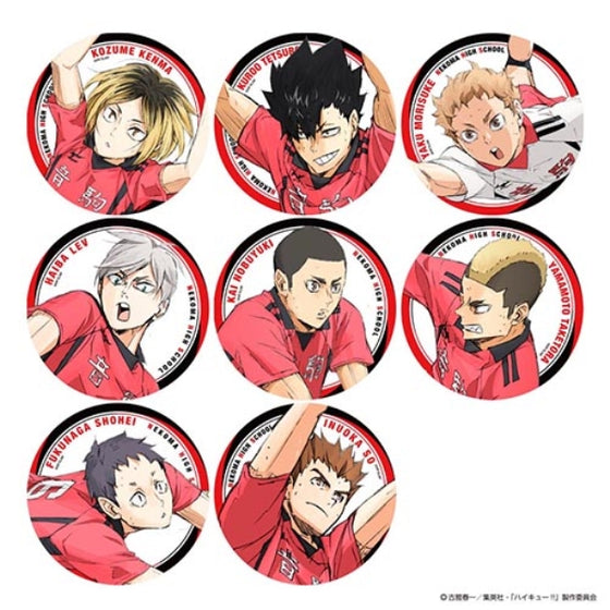 Haikyu!! Clear Fan Nekoma Collection (set of 8) 排球少年 音駒 扇