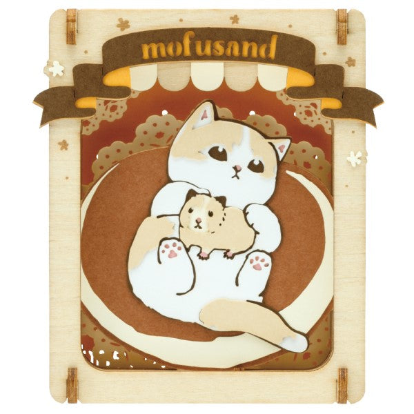 PT-W19 PAPER THEATER mofusand -Wood Style- Pancake Nyan 紙劇場