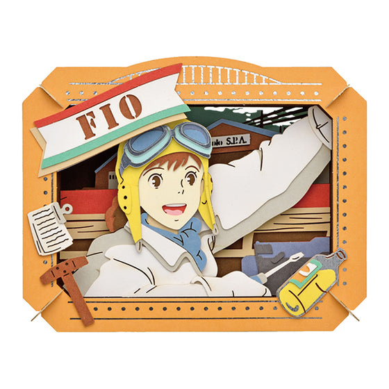 PT-331 PAPER THEATER Porco Rosso - Fio  吉卜力 飛天紅豬俠 紙劇場