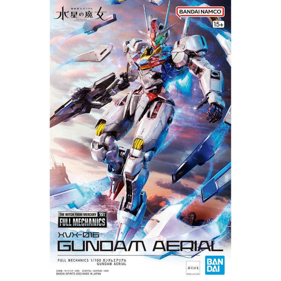 FULL MECHANICS 1/100 GUNDAM AERIAL 機動戰士 高達 水星的魔女 風靈高達 (2023 Nov Resale ver.)