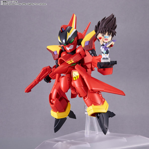 TINY SESSION VF-19 CUSTOM FIRE VALKYRIE with BASARA NEKKI 超時空要塞 火焰女武神 熱氣巴薩拉