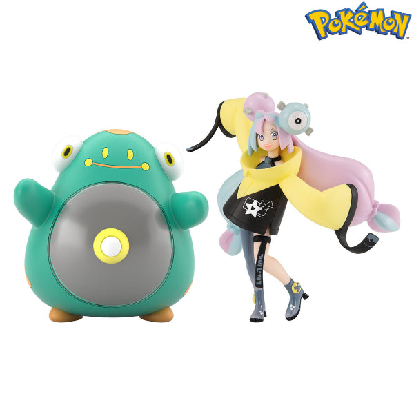 POKÉMON SCALE WORLD PALDEA REGION IONO & BELLIBOLT W/O GUM 寵物小精靈 寶可夢 帕底亞 奇樹 電肚蛙 NANJYAMO & HARABARIE