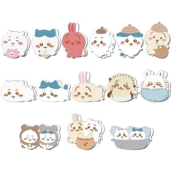 PITACOT SOMETHING SMALL AND CUTE clip W/O GUM (set of 14) Chikawa Chiikawa ちいかわ 小可愛 吉伊卡哇 夾