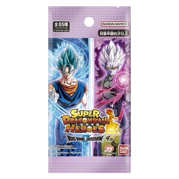 SUPER DRAGONBALL HEROES BIG BANG MISSION Ver.4 HK (box of 20 packs) (2024 May resale ver.) 龍珠 卡牌