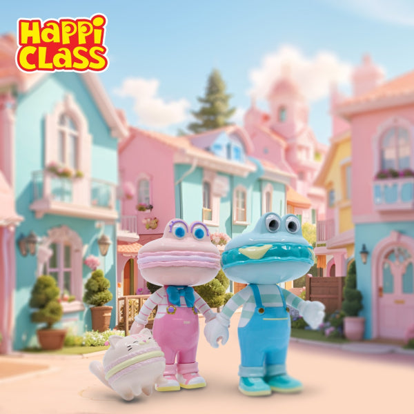 Happi Class - (HC#034 Disguise BURGER / HC#035 MISS MACARON+STARWBERRY) 漢堡君 (偽裝漢堡君 / 馬卡龍小姐+ 草莓貓)