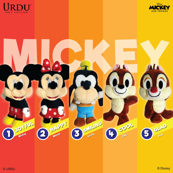 Urdu - Disney Action Softoy Series Part 4 - Mickey & Friends 迪士尼 米奇 米妮 高飛 鋼牙 大鼻