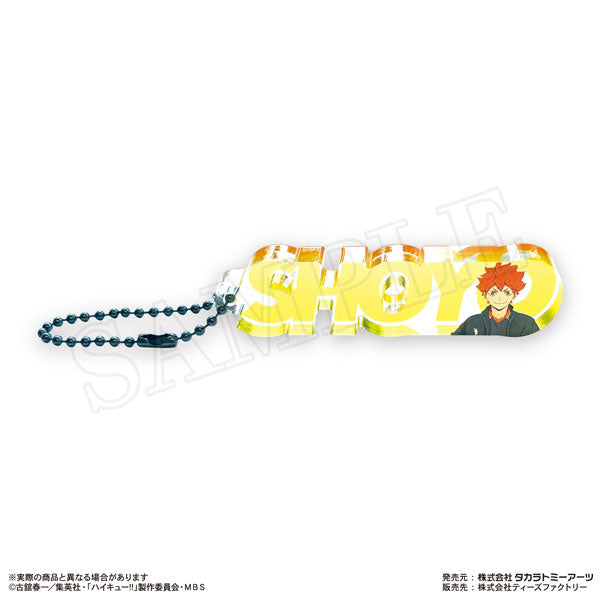 Haikyu!! Trading Name Block Key Ring Vol.1 (Set of 8) 排球少年 鎖匙扣 吊飾 掛飾