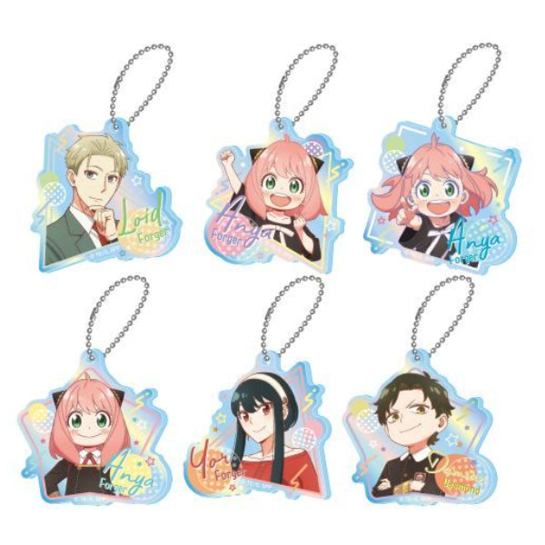 Spy x Family Aurora Key Chain (Set of 6) 間諜家家酒 間諜過家家 安妮亞 Anya アーニャ 鎖匙扣 吊飾 掛飾