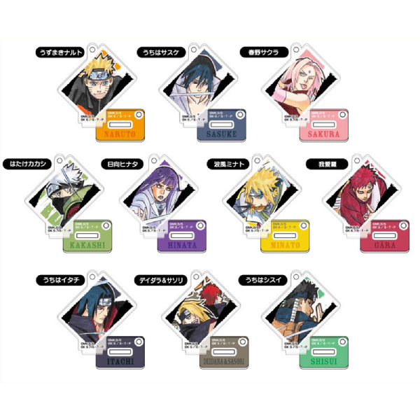 Stand Mini Acrylic Key Ring Naruto (set of 10) 火影忍者 鎖匙扣 吊飾 掛飾