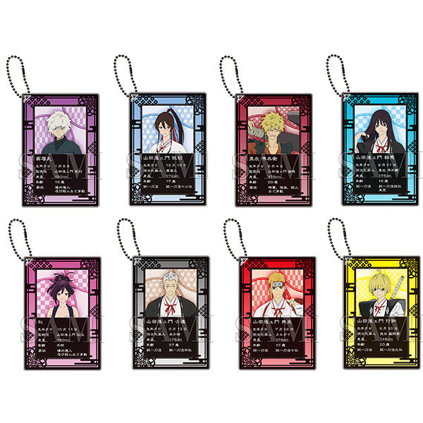 Hell's Paradise Jigokuraku Trading Profile Card Key Ring (Set of 8) 地獄樂 鎖匙扣 鎖匙扣 吊飾 掛飾