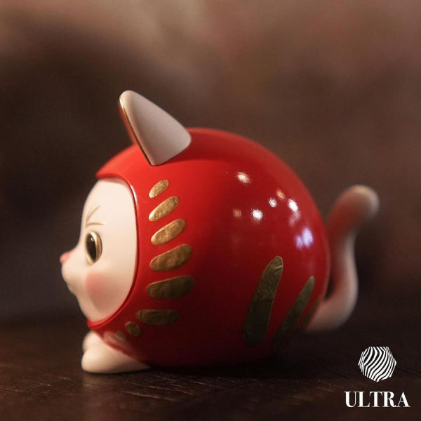 Ultra Something - ULT DRM#001 Daruma Cat - Red 達摩貓