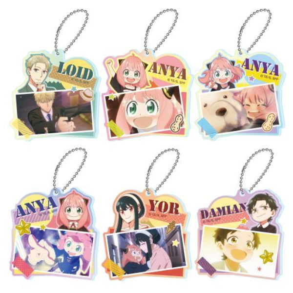Spy x Family Collage Acrylic Key Chain Vol.2 (Set of 6) 間諜家家酒 間諜過家家 安妮亞 Anya アーニャ 鎖匙扣 吊飾 掛飾