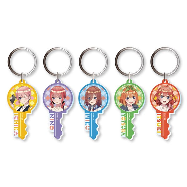 The Quintessential Quintuplets ∽ Key-style acrylic key chain (box of 5 packs) 五等分的新娘 鎖匙扣 吊飾 掛飾