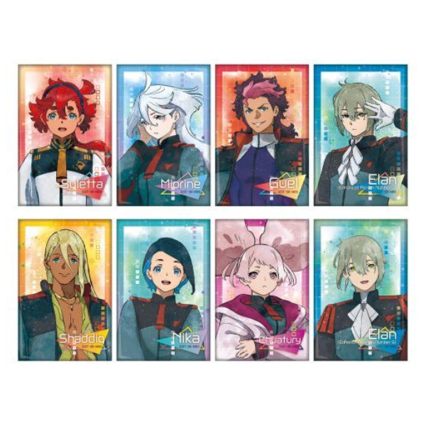 Mobile Suit Gundam: The Witch from Mercury Wet Color Series Can Magnet (Set of 8) 機動戰士 高達 水星的魔女 磁貼