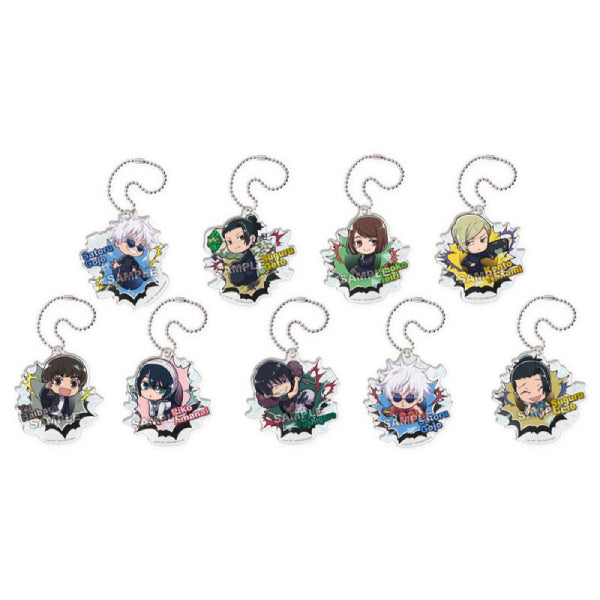Spotted trout! Jujutsu Kaisen Kaidama/Tamaori Acrylic Key Chain (set of 9) Buchimasu 咒術迴戰 懷玉 玉折 鎖匙扣 吊飾 掛飾