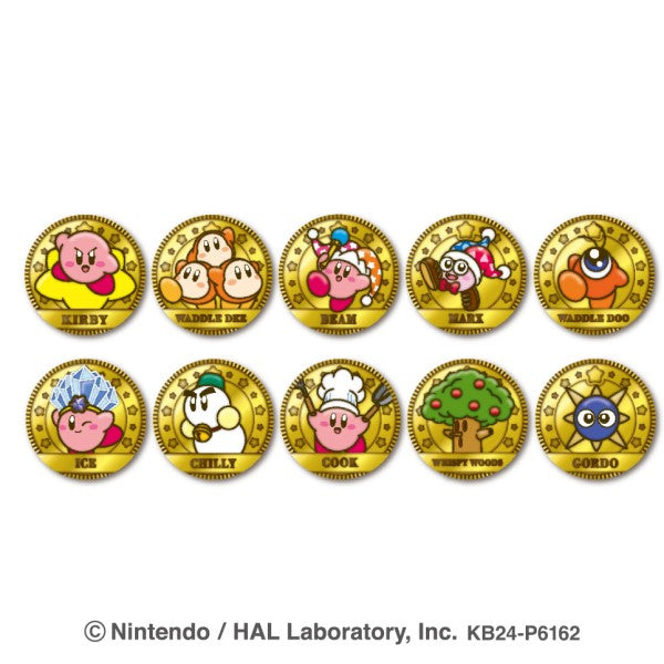 Kirby of the Stars Relief Medal Collection vol.2 (set of 10) 星之卡比 襟章 獎牌 徽章