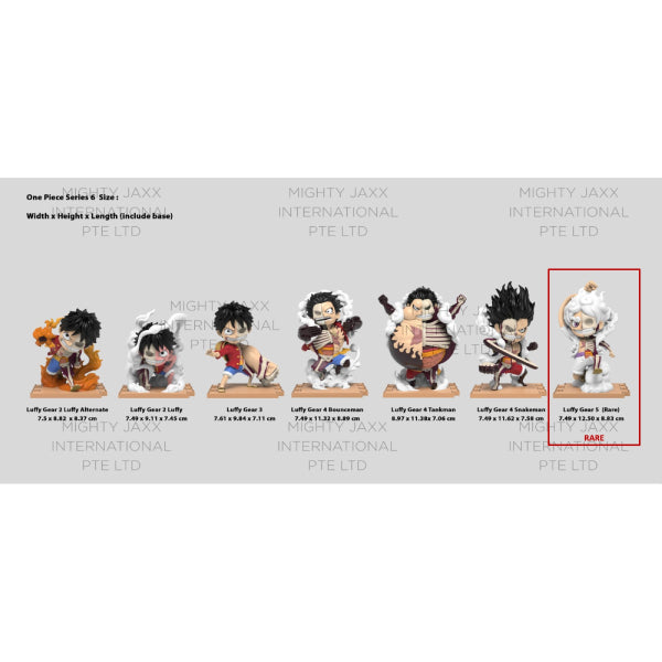 Freeny's Hidden Dissection One Piece (Luffy's Gears Edition) (box of 6) 海賊王 路飛 半解剖