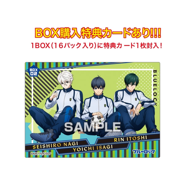 Blue Rock Clear Card Collection Gum 2 - First Press Limited BOX Purchase Benefits (box of 16 packs) 藍色監獄 Blue Lock