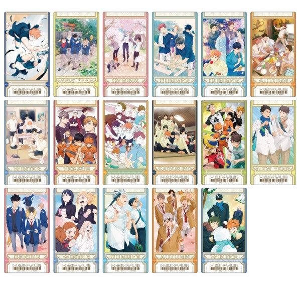 Haikyu!! Visual Clear Card (box of 13 packs) 排球少年 透明卡 收藏卡